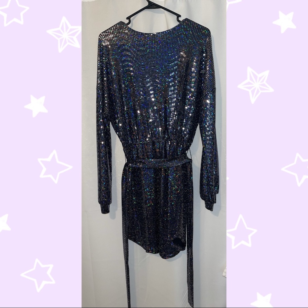 NWOT METALLIC DRESS - Picture 4 of 6